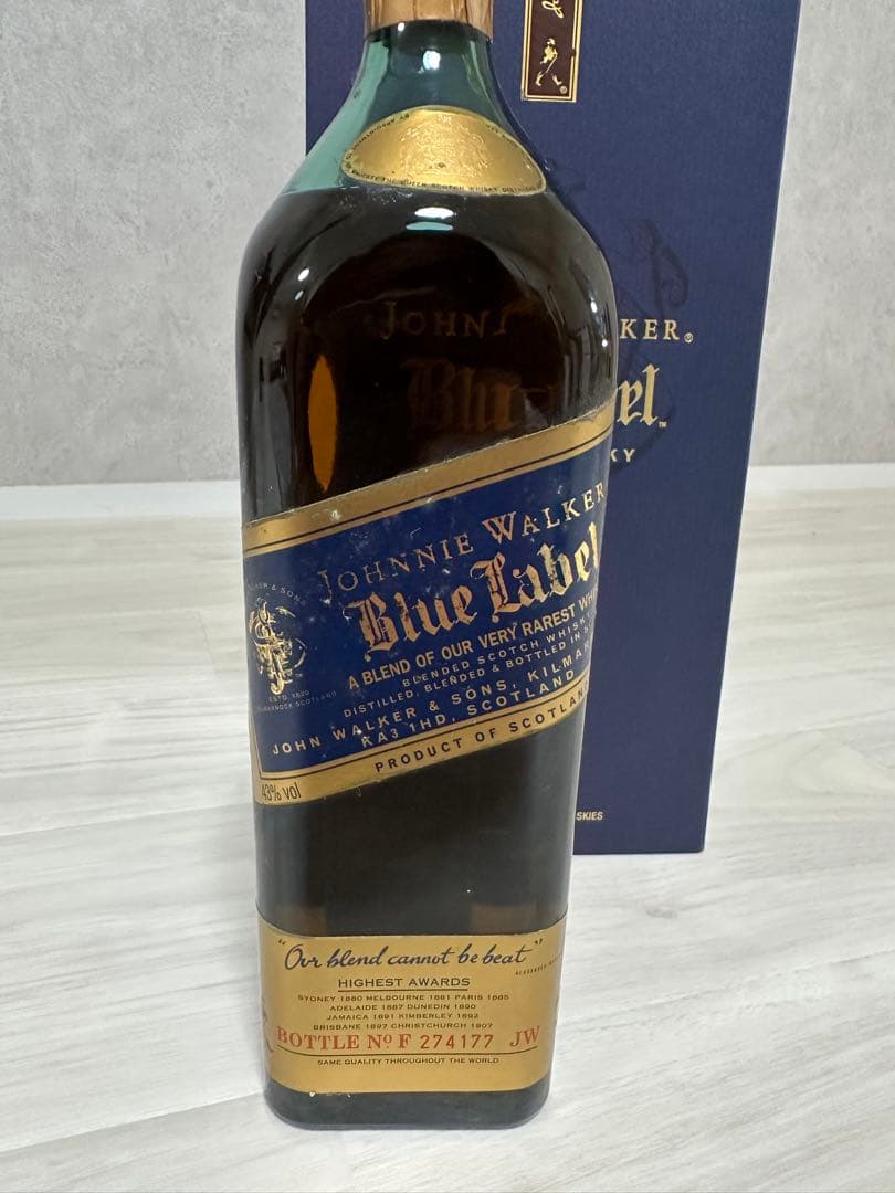 ジョニー・ウォーカー ブルーラベル 1000ml ボックス入り 未開封