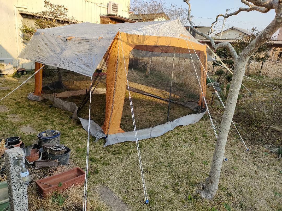 CAPTAIN STAG レジーナ メッシュタープ（キャノピー付）