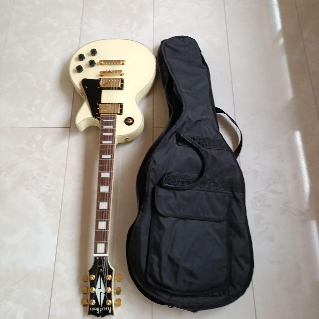 ProtocGenic レスポールスタイル エレキギター アイボリー
