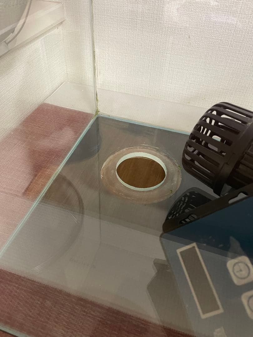 ☆d50bページ☆90cmオーバーフロー水槽 透明ガラス製 dcポンプ付き