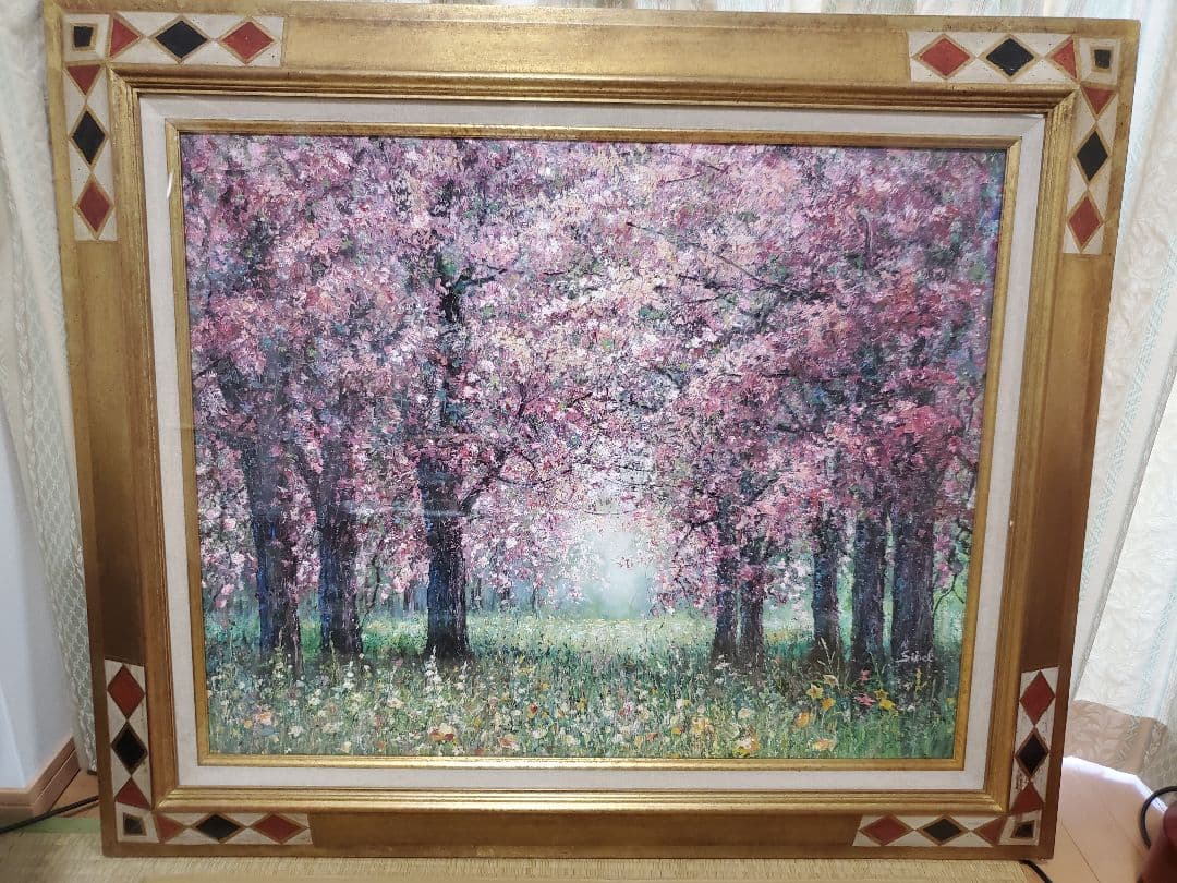 スィベル・ギュレー★F30油彩★光を描く現代印象派の人気作家★人気作品★風景★