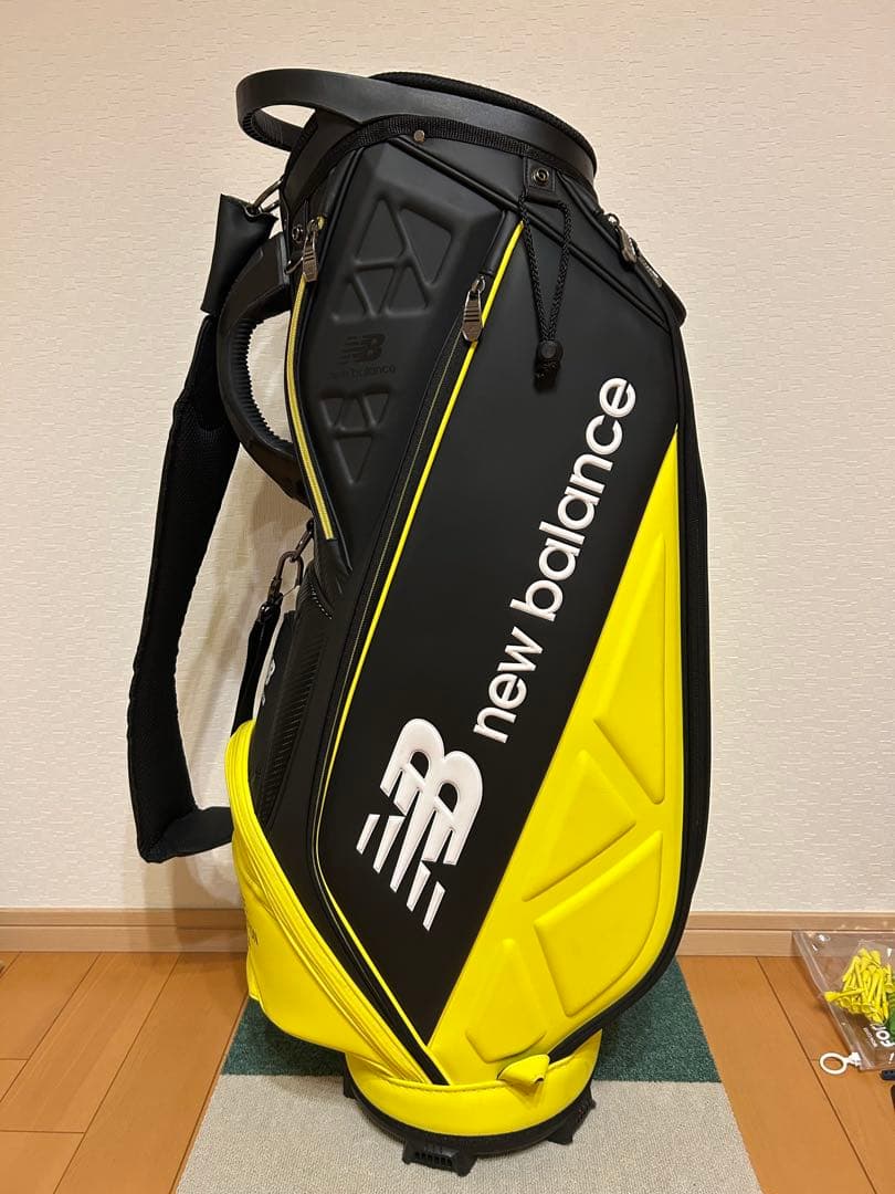 最終値下げ　new balance キャディバッグ 黒/黄