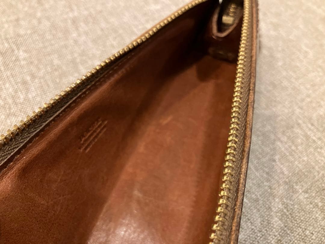 PORTER レザー ペンケース ブラウン