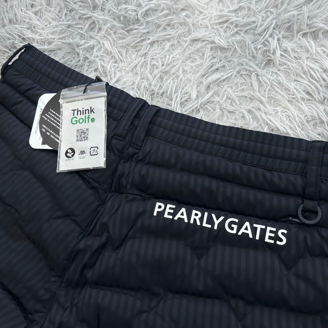 新品　パーリーゲイツ　パンツ　中綿　ネイビー　ストレッチ　ウエストゴム　防寒　5