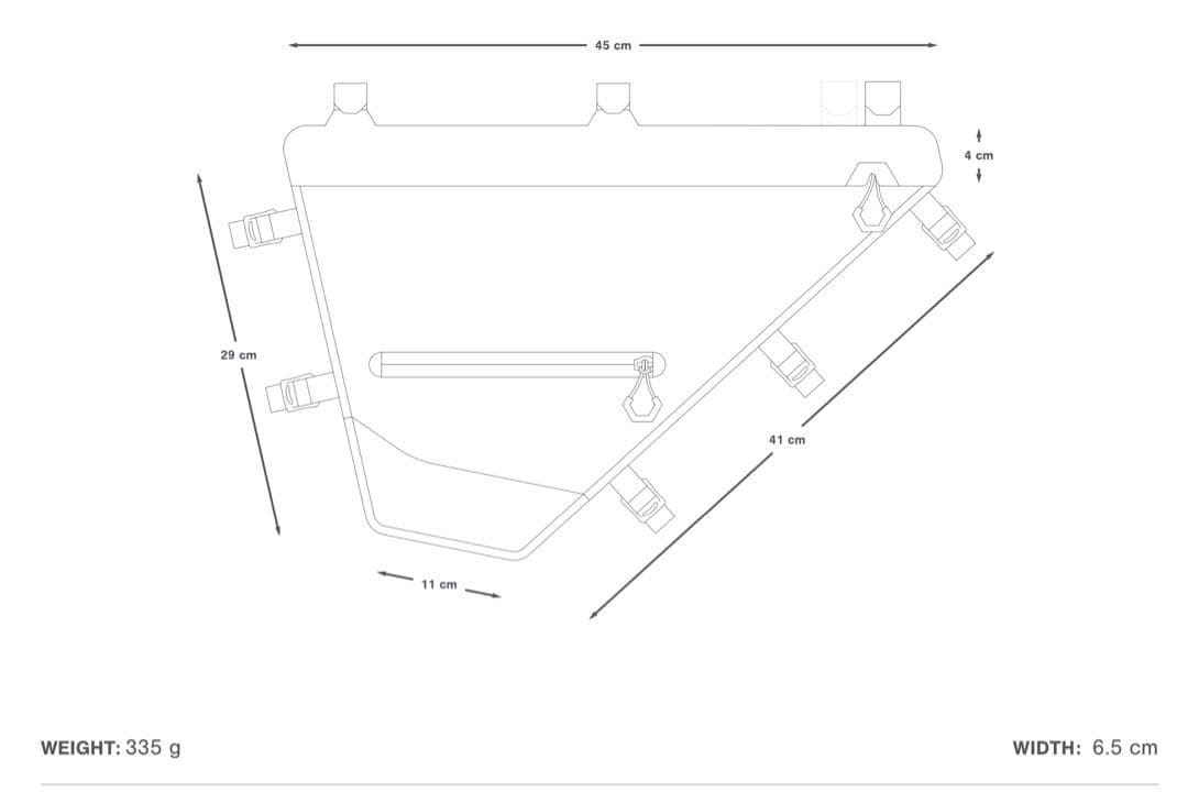 APIDURA フル•フレームバッグ7.5L アヒデュラ