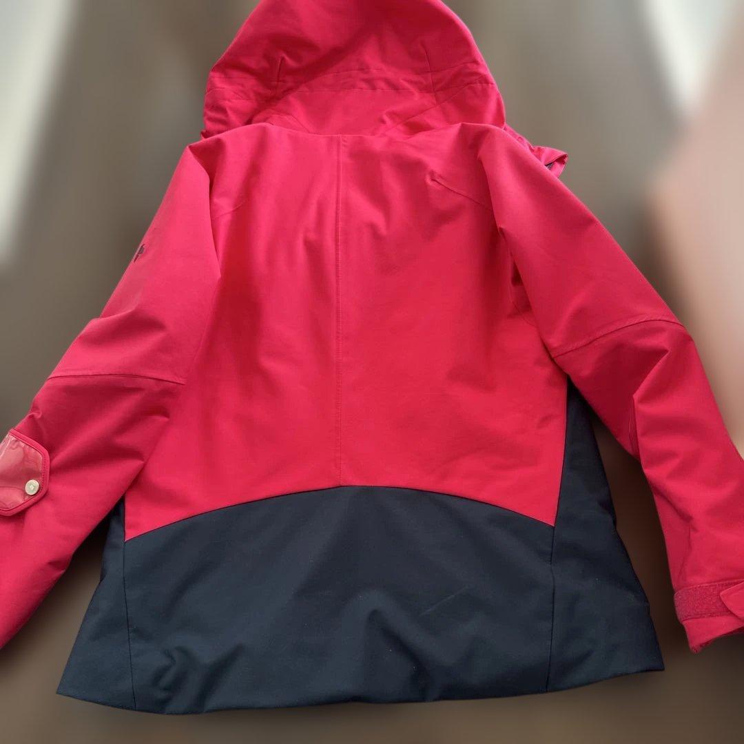 きのこデサント女性用スキーウェア ピンク/グレー