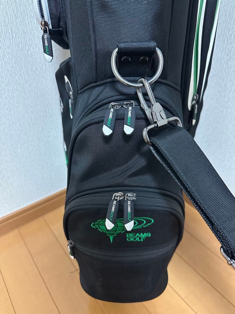 BEAMS GOLF ブラックキャディバッグ