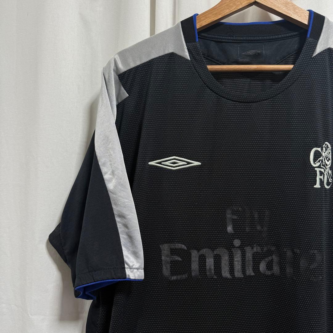 Chelsea FC Umbro サッカーユニフォーム ゲームシャツ L 黒