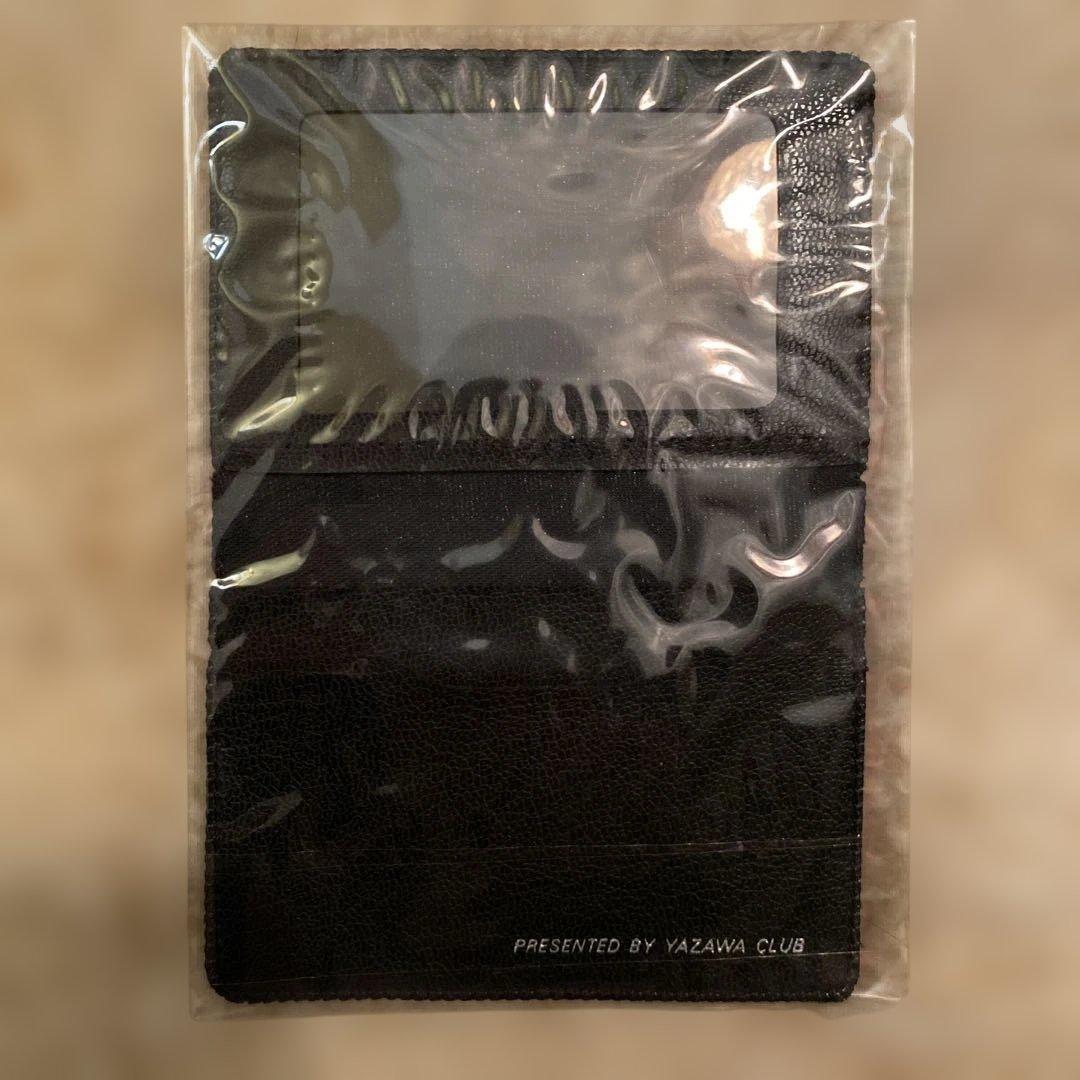 YAZAWACLUBフデロゴYAZAWA 名刺入れ？パスケース透明ポケット付き
