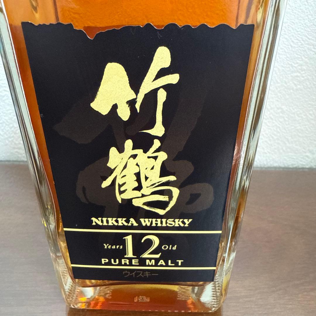 週末限定値下】古酒　未開封　竹鶴 12年 ピュアモルト　660ml 美品