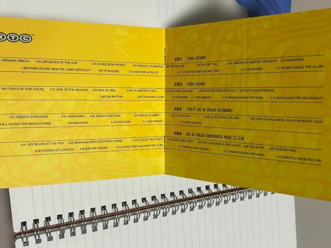 【希少4枚組ボックス オリジナル英原盤】XTC/Transistor Blast