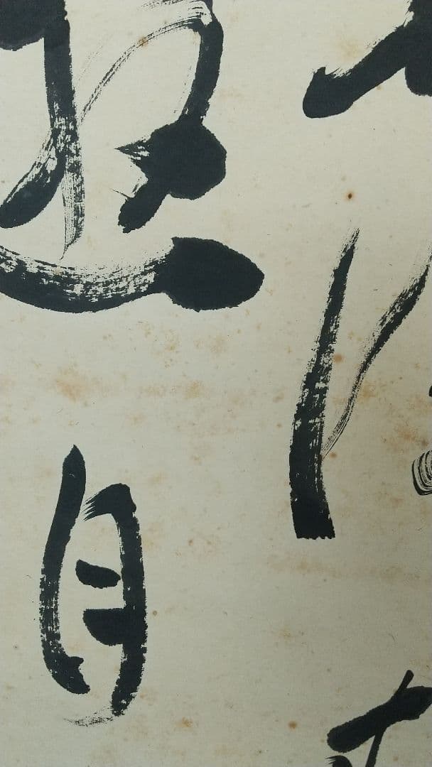 書家 金子鷗亭 書掛軸 書道 しみあり 共箱 文化勲章 師天来