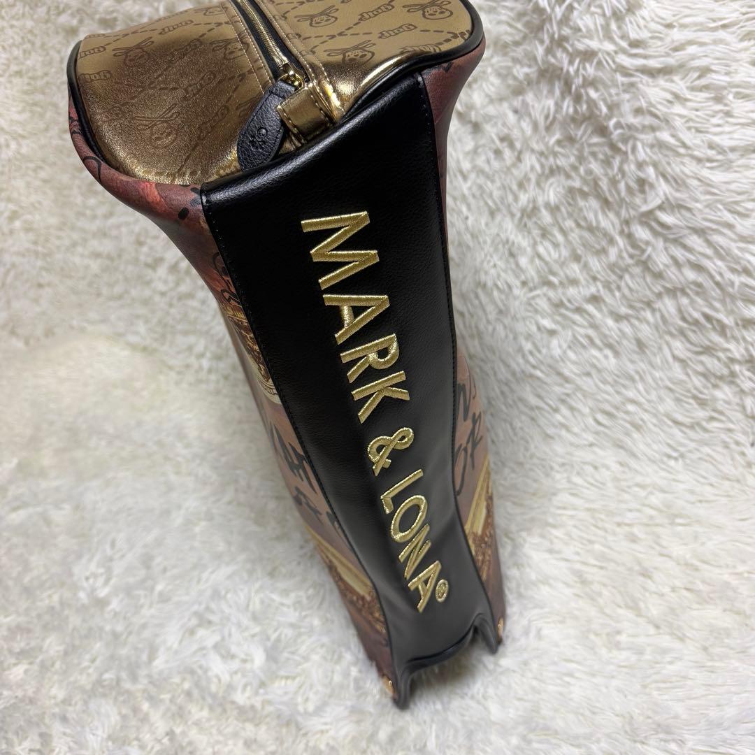 【マークアンドロナ】極美品 キャディバック 木村拓哉 総柄 2023