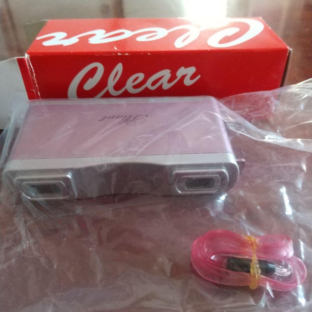 昭和レトロビンテージClear オペラグラス リ―ド付き(新品未使用)