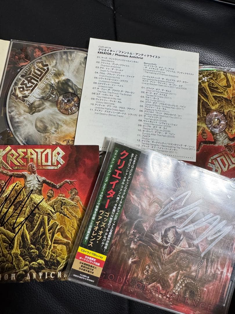 Kreator【サイン入りDVD &Blu-ray付き】限定盤CDセット