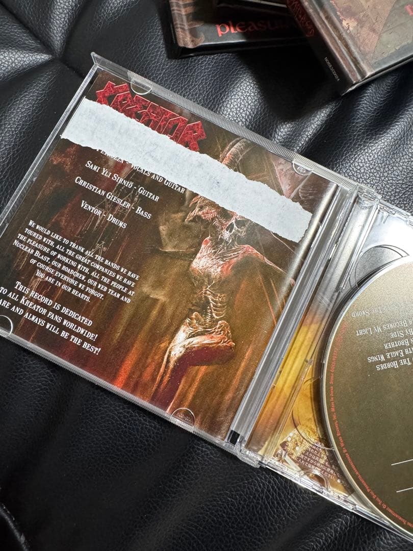 Kreator【サイン入りDVD &Blu-ray付き】限定盤CDセット