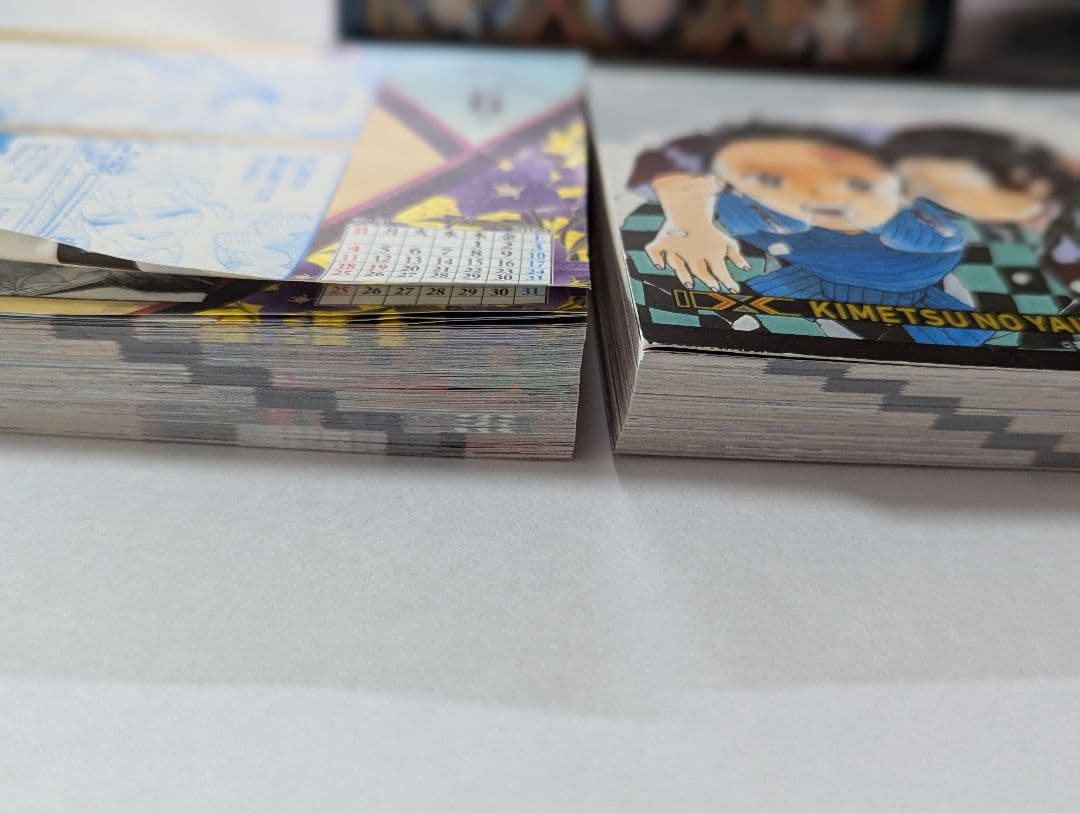 鬼滅の刃 缶入り 日めくりカレンダー 2021 使用済み