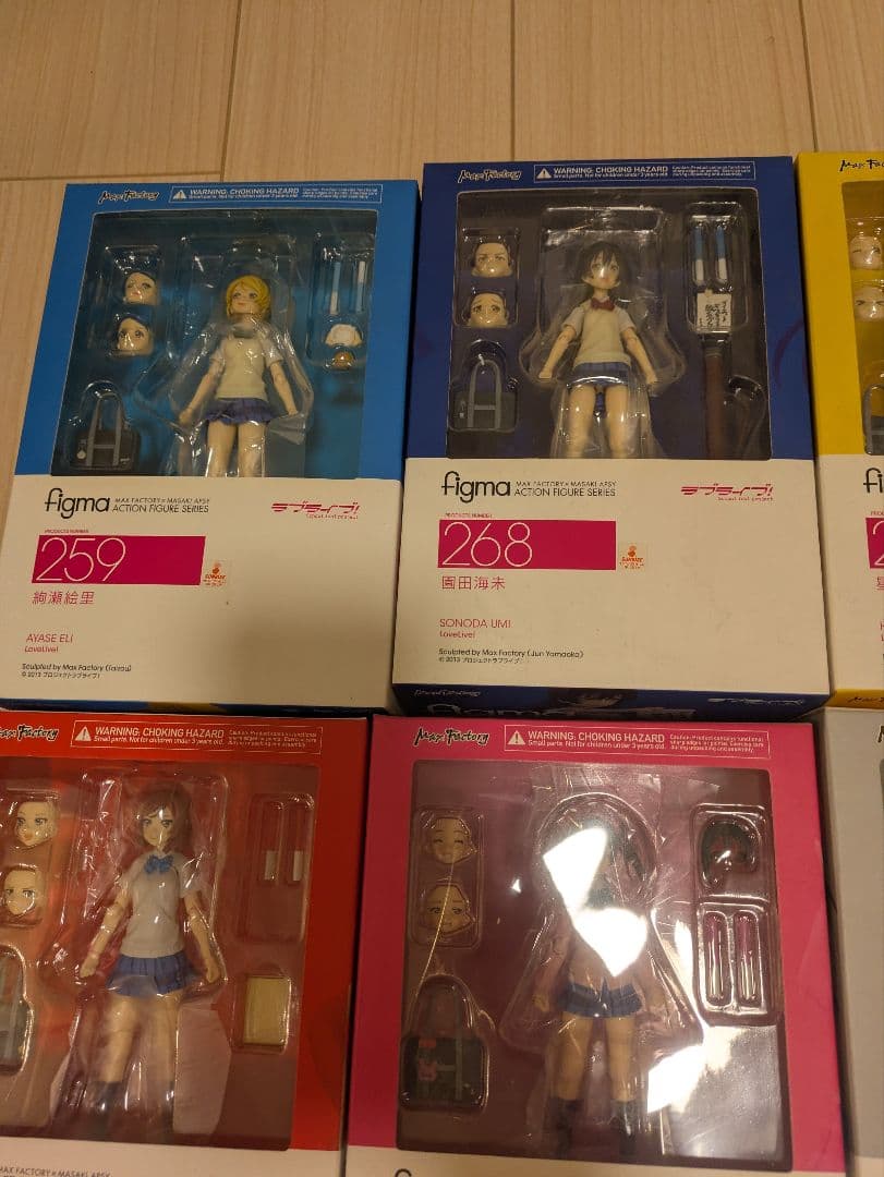 figma ラブライブ　フィギュア8体セット＋SHF1体