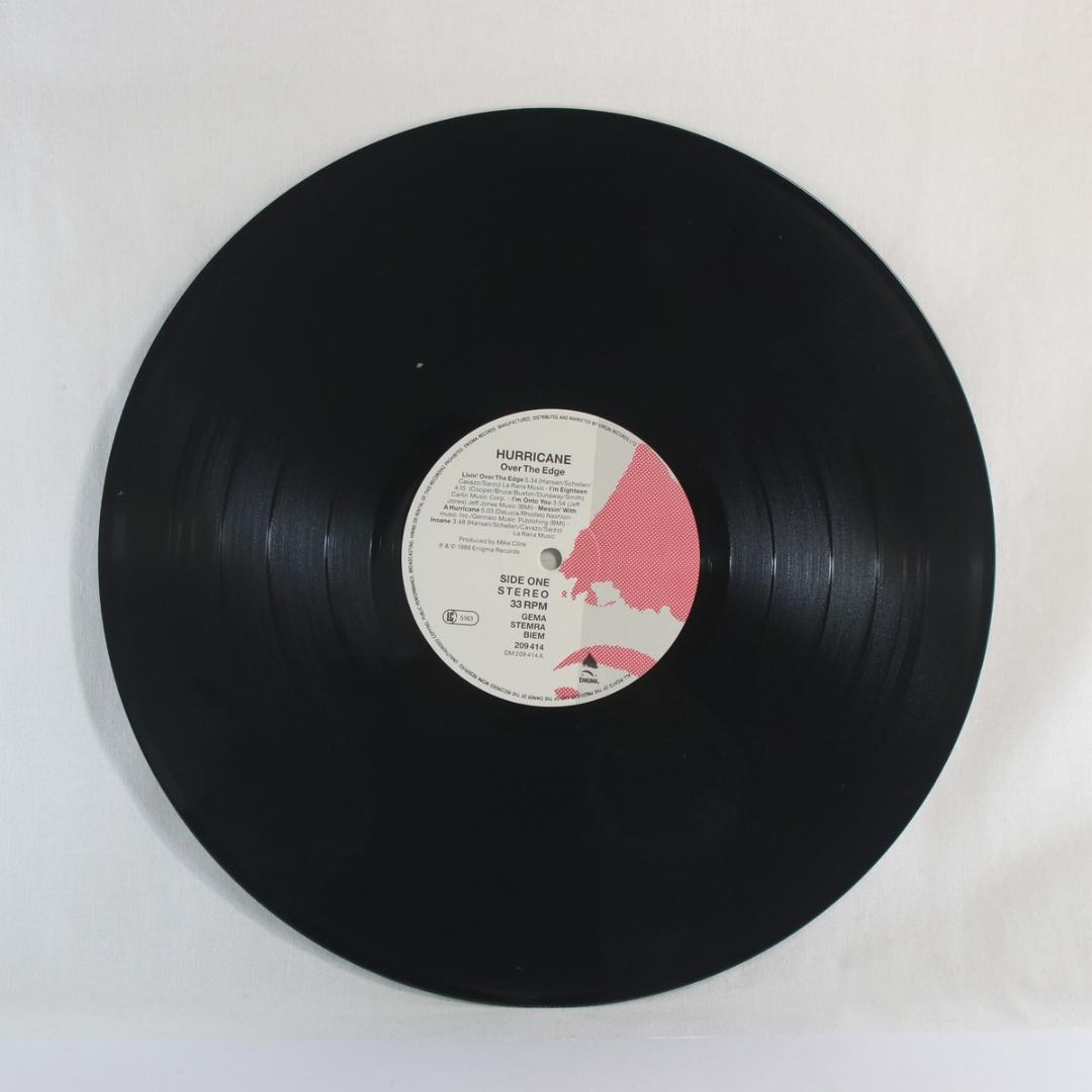 独LP Hurricane Over The Edge ドイツ盤 初回プレス