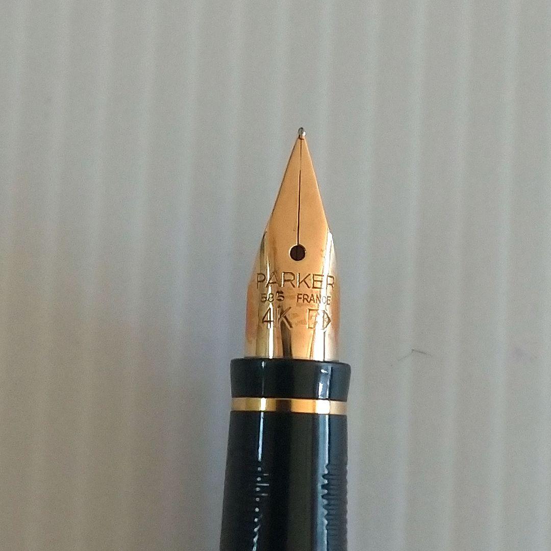 【ヴィンテージ】Parker75 パーカー75 万年筆 マット赤 X 14K◆