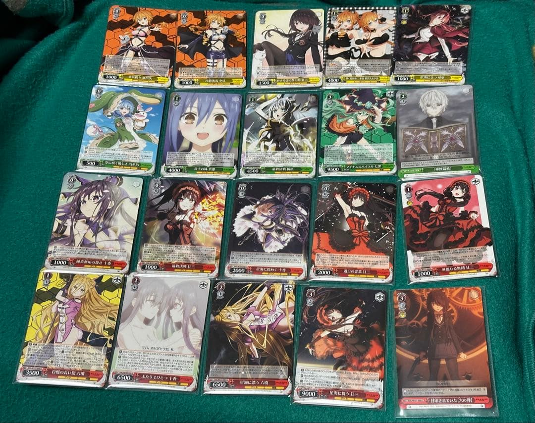 ヴァイスシュヴァルツ デートアライブ Vol.3　RR以下　4コン セット