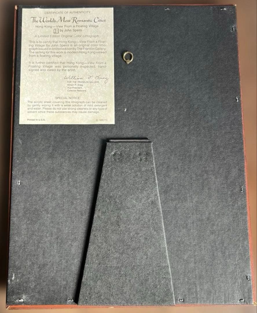 John Speirs ジョン・スピアーズ リトグラフ8枚セット