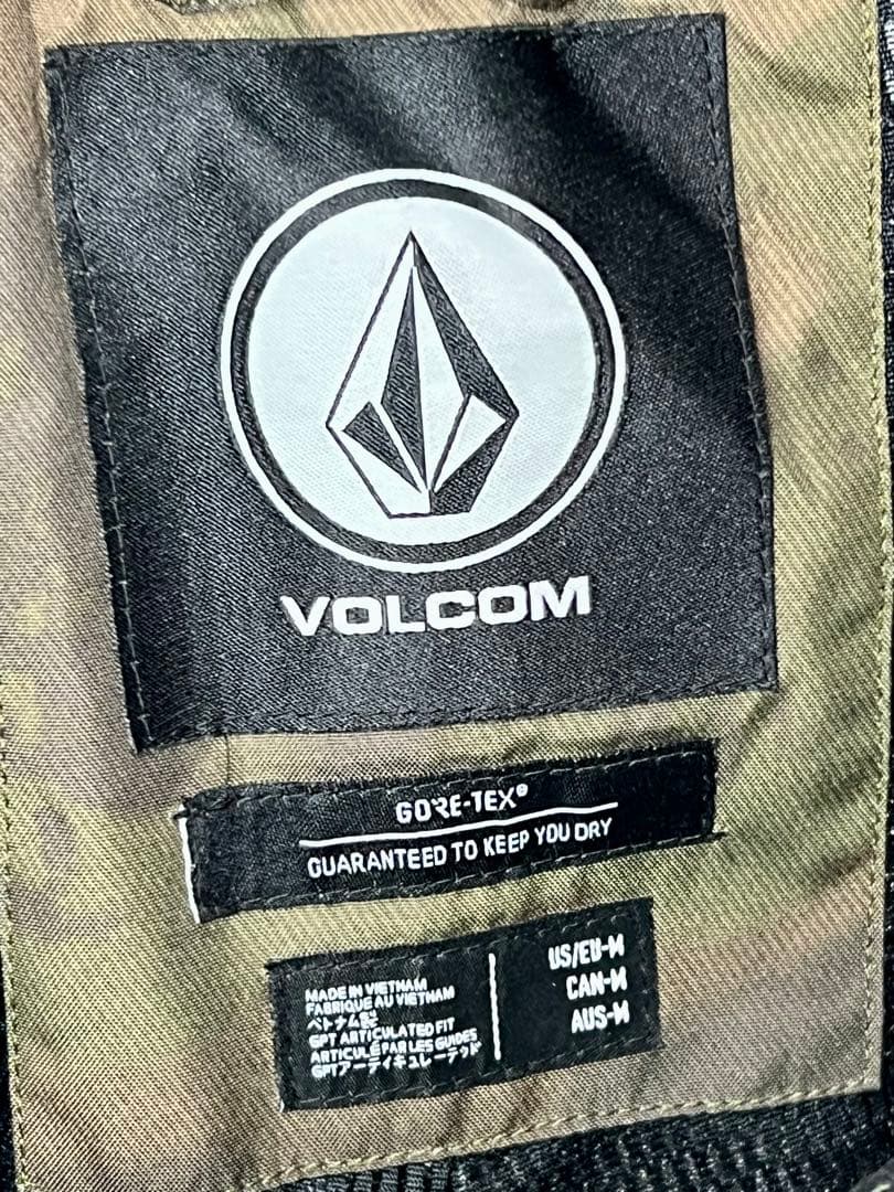 VOLCOM GORE-TEX 迷彩 スノーボードパンツ M