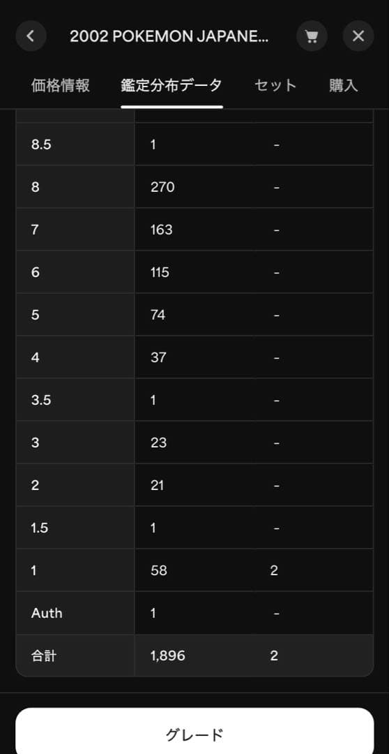 【PSA1.5】水の都のラティオス VS カードe POP1