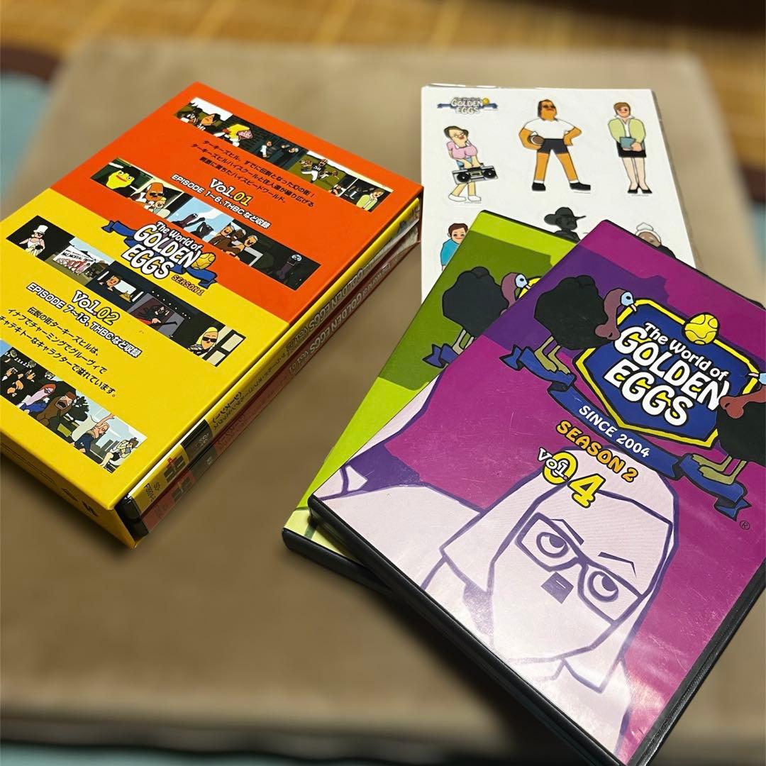 ゴールデンエッグス シーズン1,2【4枚組】DVD BOX
