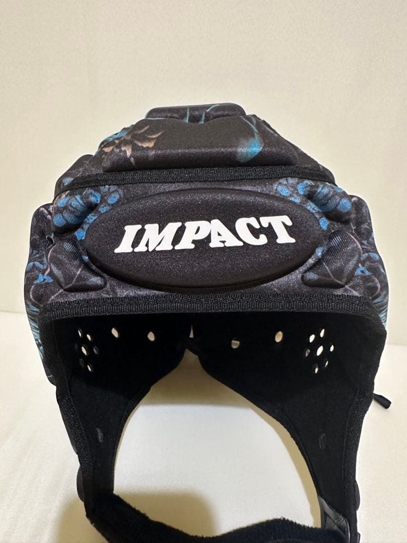 新品未使用品　IMPACT ヘッドギア　花柄 収納袋付き