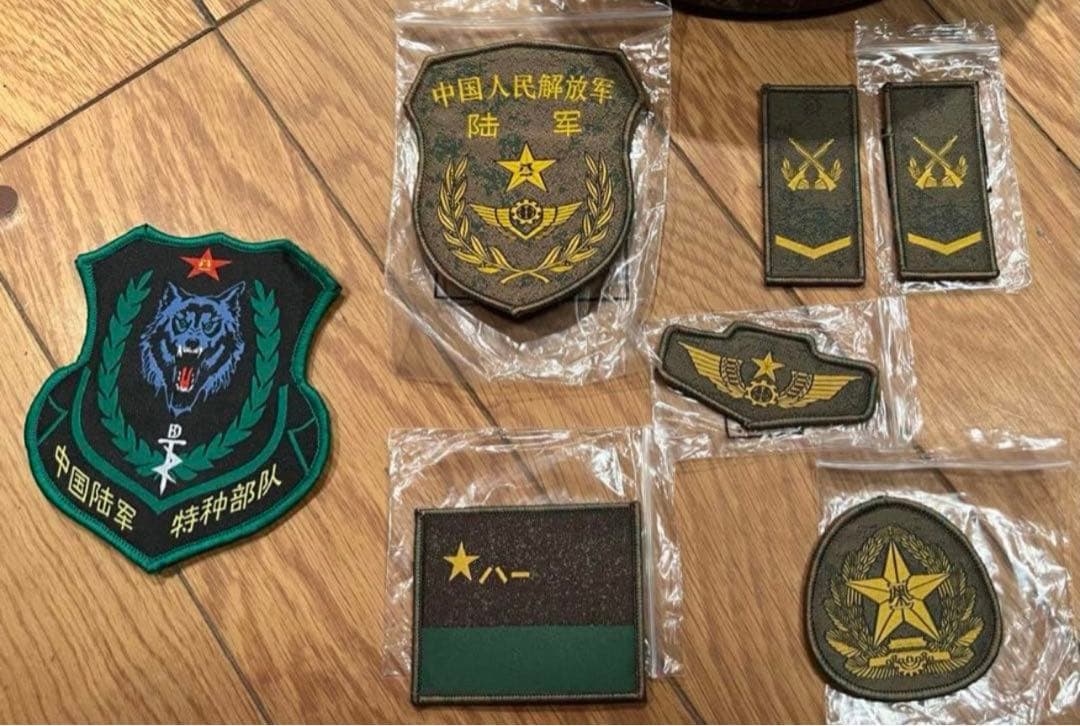 国内最安値　実物中国軍最新型21式星空迷彩戦闘服上下帽子フルセット 180