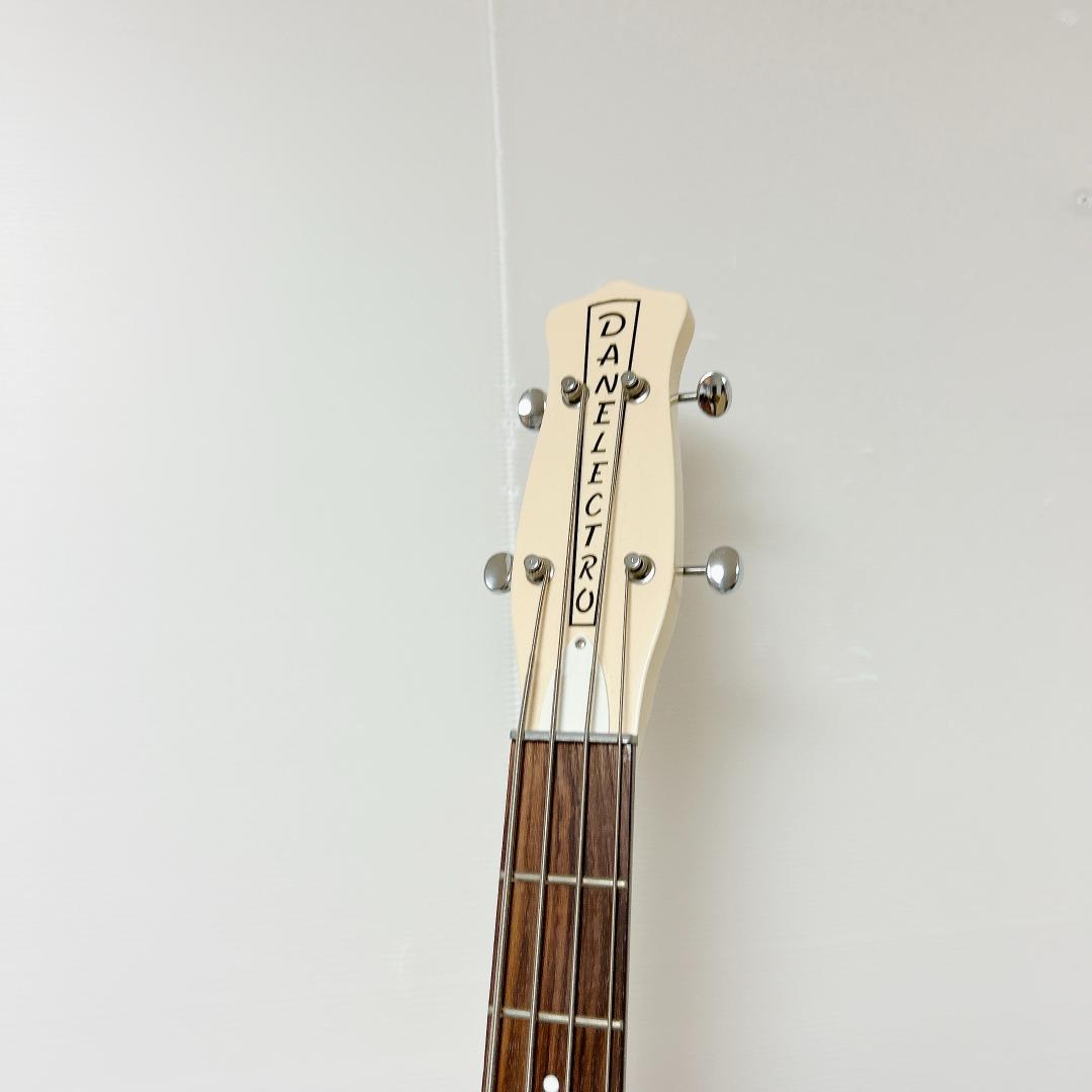 美品 Dan electro ダンエレクトロ 59 DC BASS ホワイト