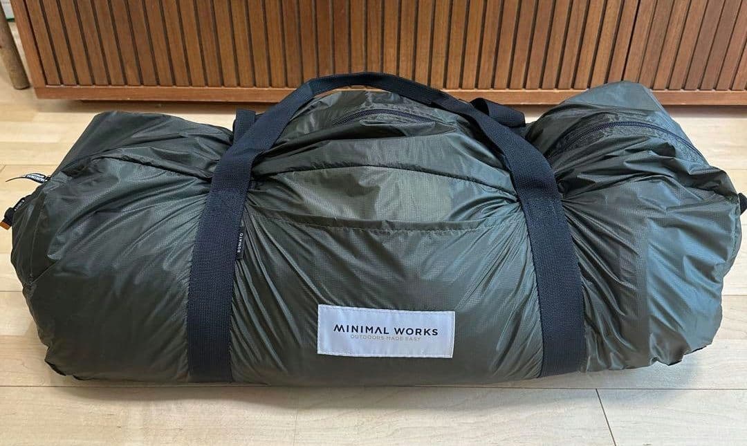 美品 ミニマルワークス ボニアト オリーブ 純正グランドシート付