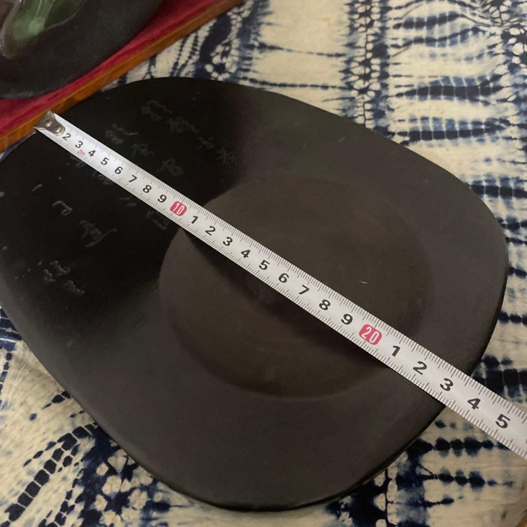 中国　硯箱　書道家