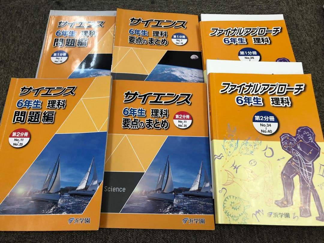 浜学園　小6　理科サイエンス改定新版/ファイナルアプローチ　2024年度使用