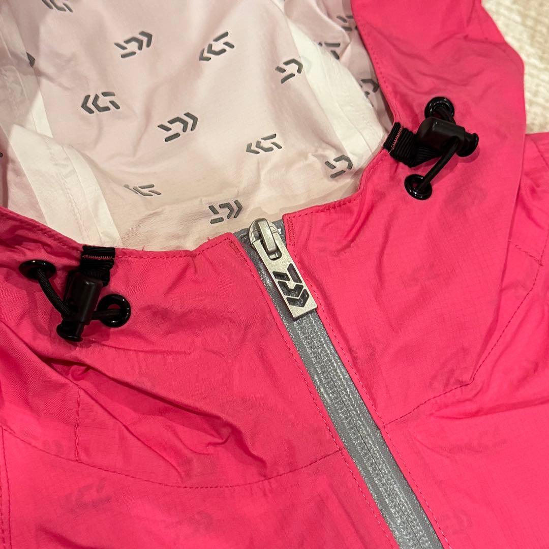 DAIWA フィッシング ジャケット 釣り 防水ウェア レインスーツ ピンク