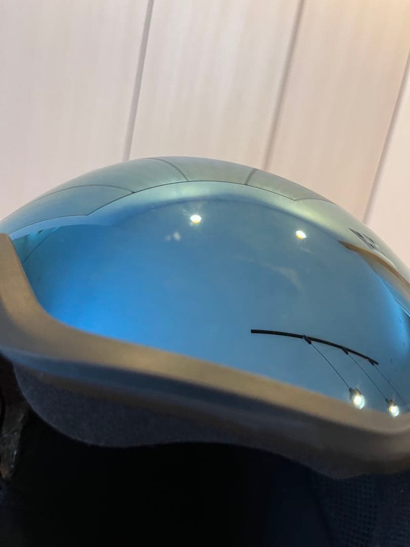 ALPINA バイザー付 スキーヘルメット 58-61センチ