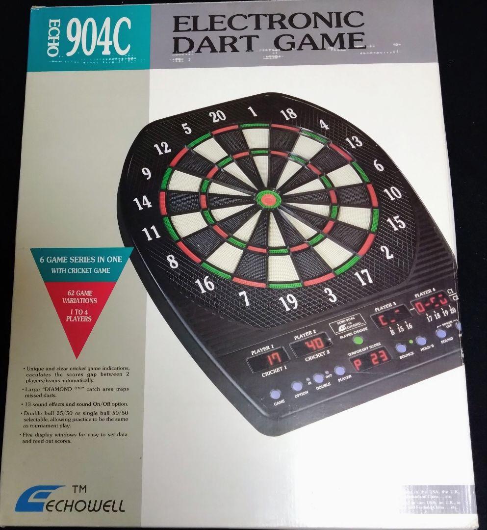 ダーツボード　ＥＣＯＨ-904C 電子ダーツ 最大4人用 取扱説明書付き