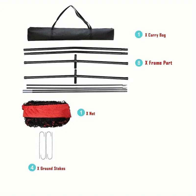 【新品未使用】〇ポータブル野球練習ネット 〇