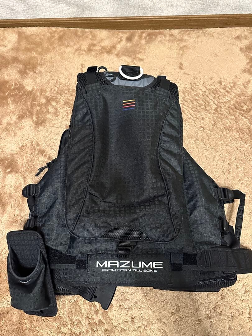 MAZUME ブラックライフジャケット フリーサイズ