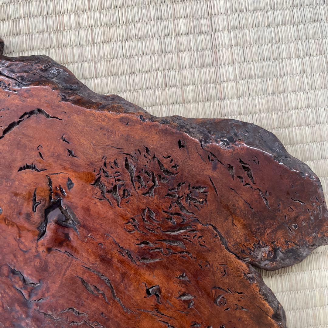 天然時代 古木 とろり 瘤 花台 香台 盆栽台 平台①