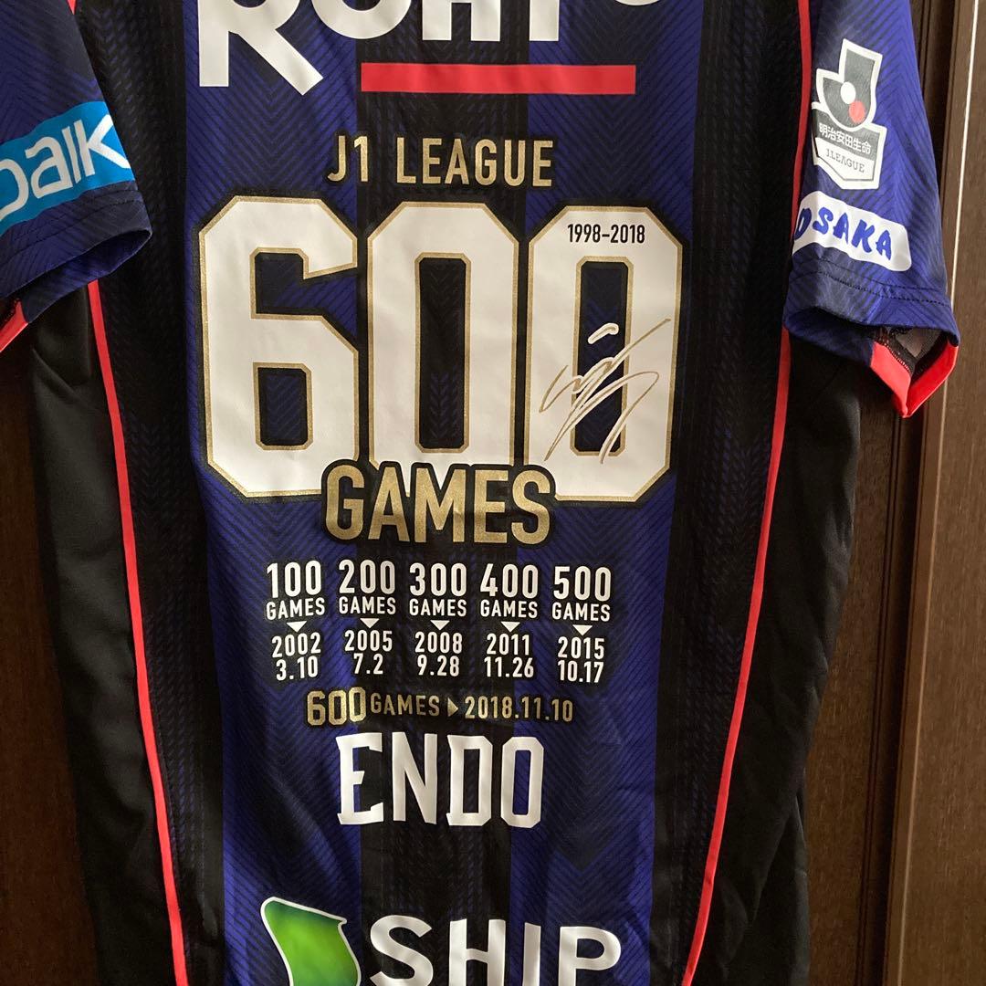 新品！タグ付き！ガンバ大阪　遠藤保仁　600試合出場記念　2018年モデル