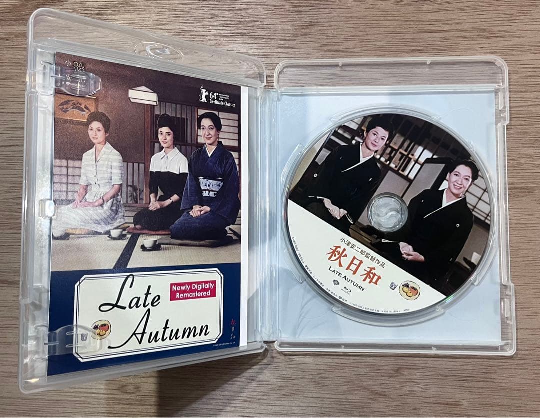 小津安二郎生誕110年・ニューデジタルリマスター　カラー4作品　ブルーレイ