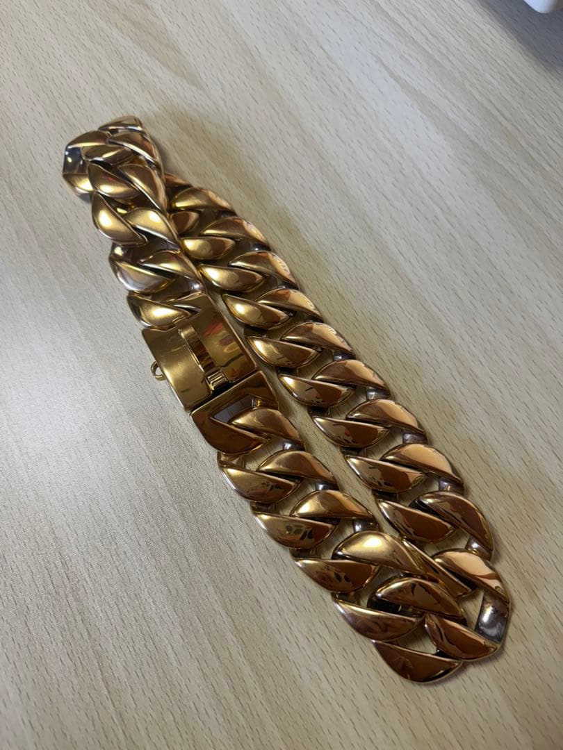 ステンレス2面喜平 犬用首輪