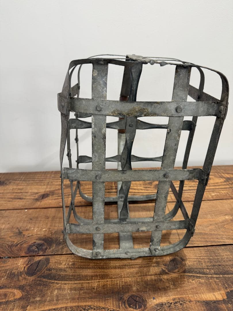 フランスアンティーク ワインラック ワインホルダー 6本 木製ハンドル