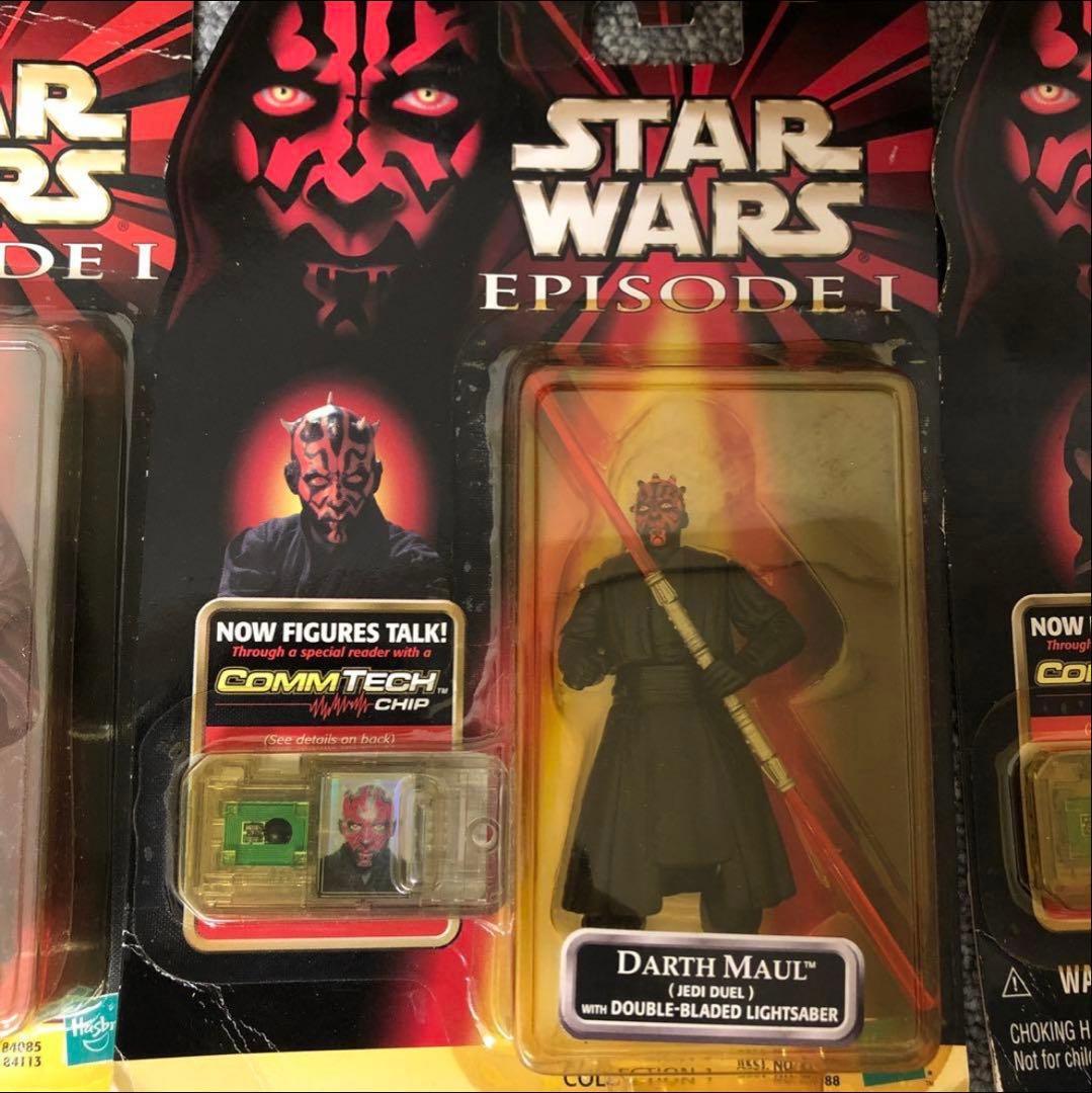 スター・ウォーズ エピソード1 フィギュアセット18個、ファルコン