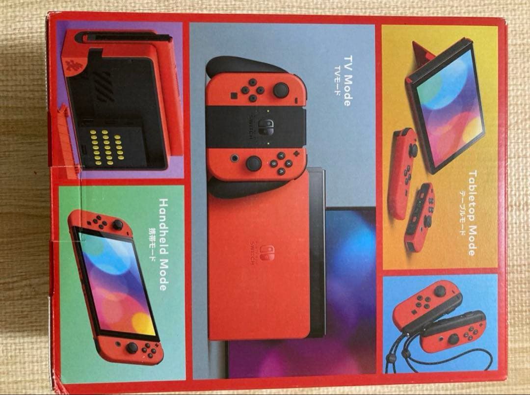 Nintendo Switch マリオレッド　本体 Joy-Con付き