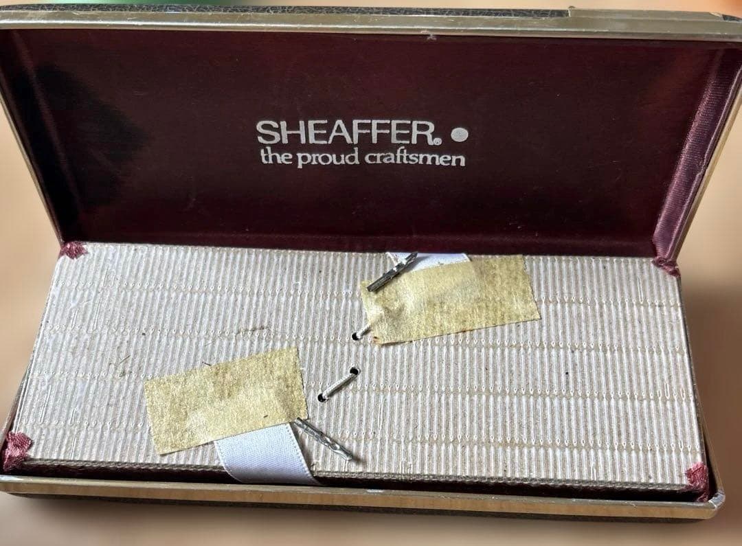 SHEAFFER シェーファー シルバー万年筆 ゴールド14K585 3本セット