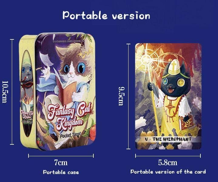 【正規品タロットカード】ネコだらけ✨可愛くファンタジーな猫たちの王国のタロット