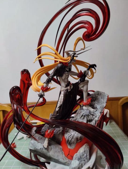 BLEACH 黒衣少年図 黒崎一護 ガレージキット ガレキ スタチュー①⑨